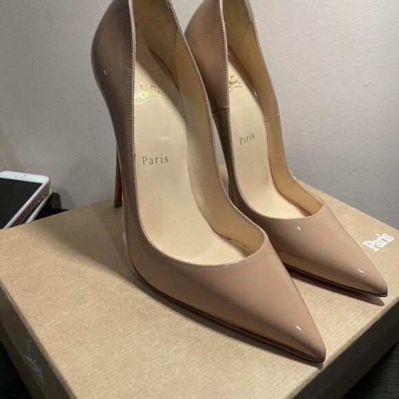 Christian Louboutin Shoes - Christian Louboutin So Kate Heel - Nude